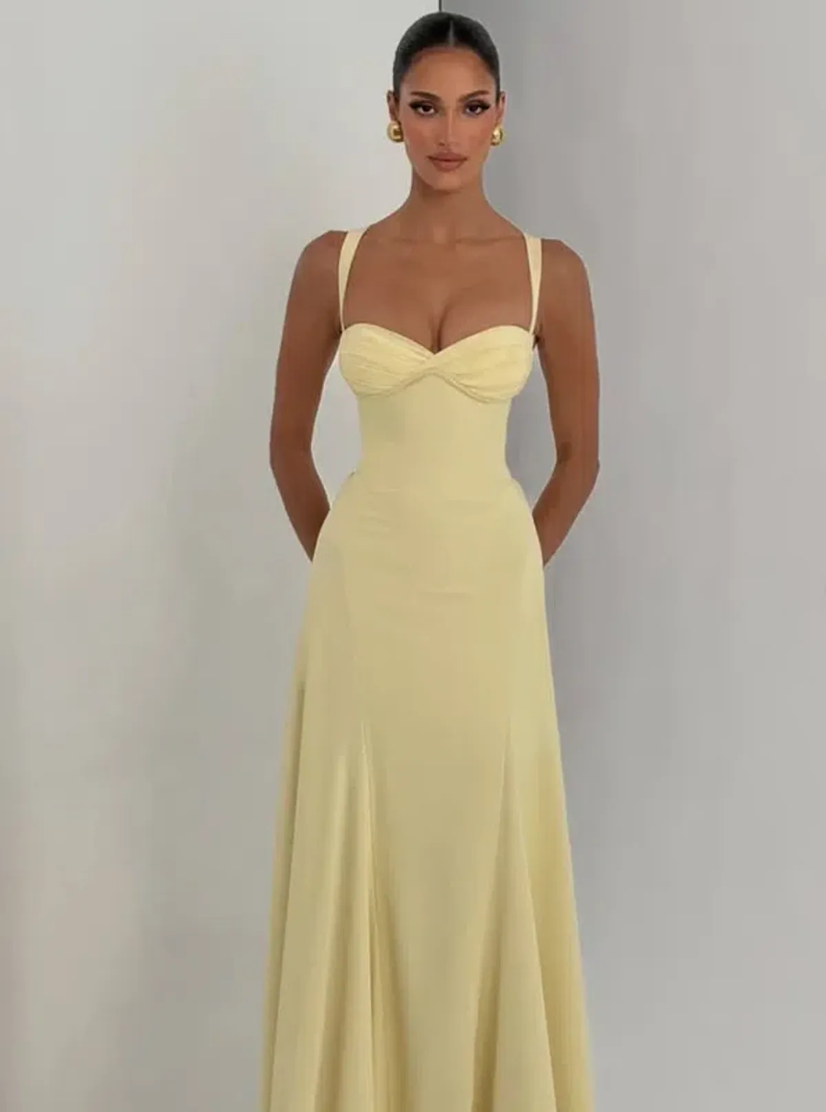 Babyboo Fashion Irie Maxi Dress Lemon 6 - Image 1
