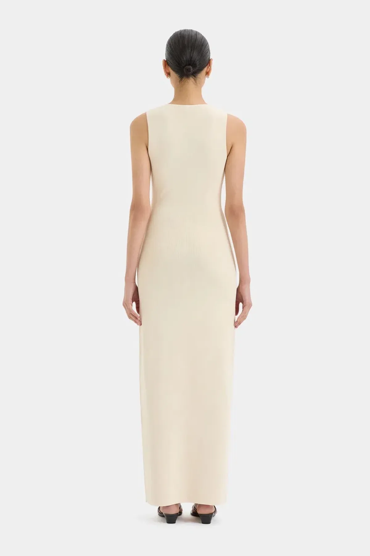 Sir Kinetic Beaded Midi Dress in Ecru size 1/8 - Image 2