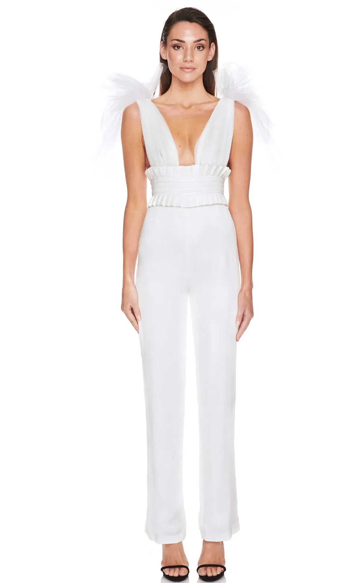 Eliya The Label Romee Pansuit White Size 12 / L - Image 1