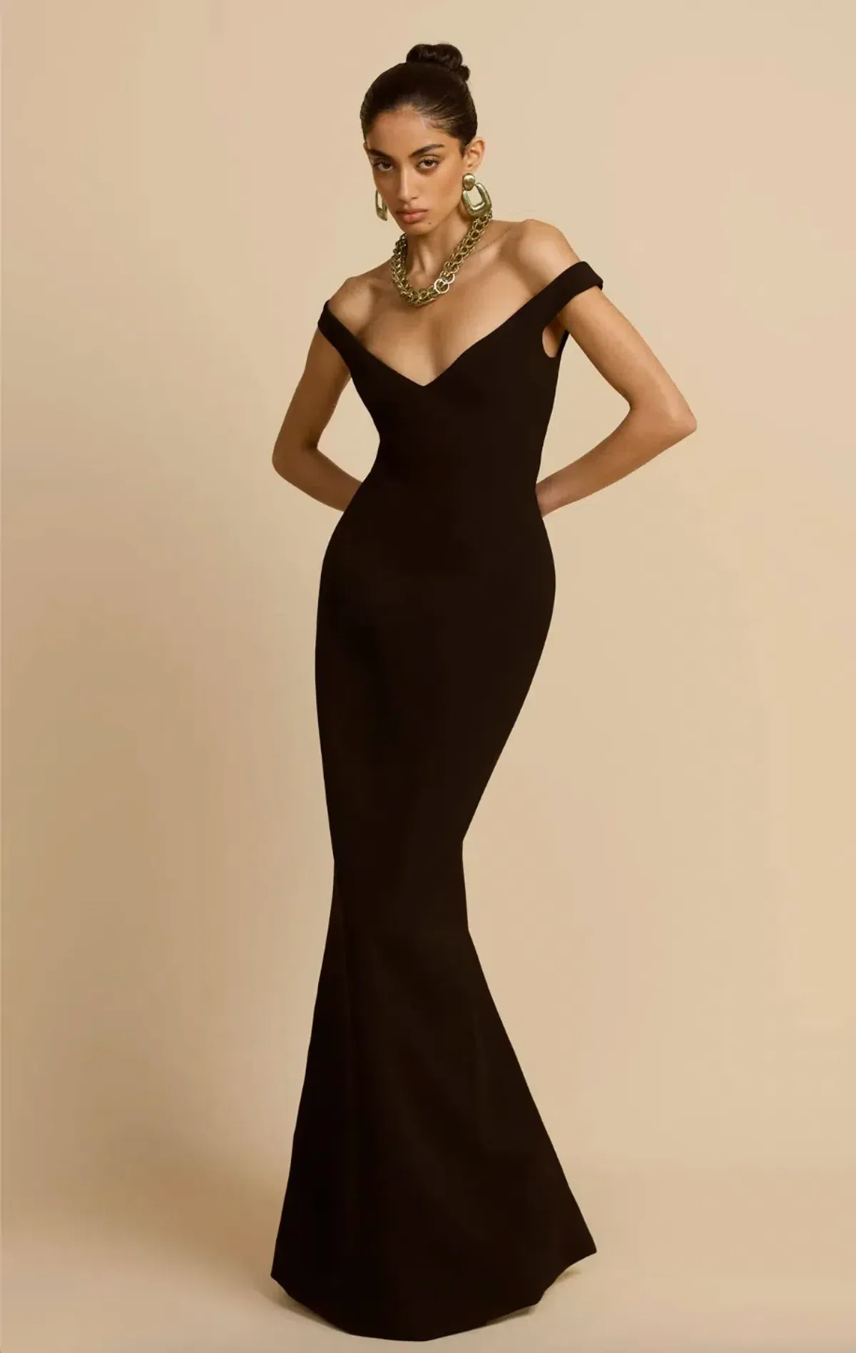 Arcina ori, ELLERY DRESS BLACK, maxi, size 6 - Image 1