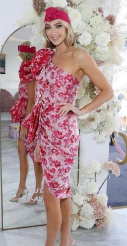 Eliya The Label Michelle Dress Pink Size 10 for rent on The Volte - image 2