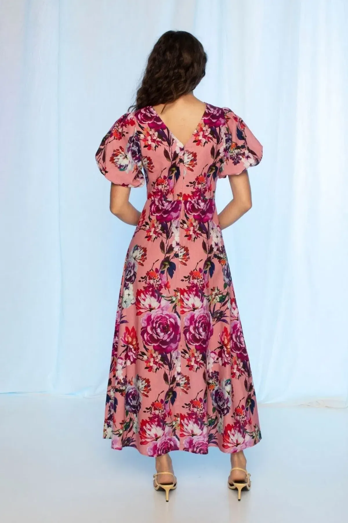 Kachel Penelope Dress in Lovers Floral Print Size 14 - Image 3