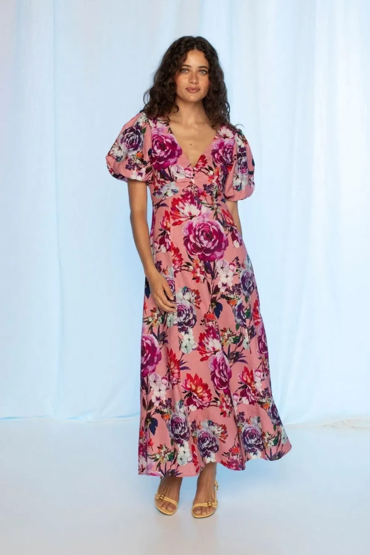 Kachel Penelope Dress in Lovers Floral Print Size 14 - Image 1