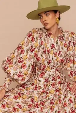 La Boheme Aurelia Gown Floral One Size for rent on The Volte - image 3