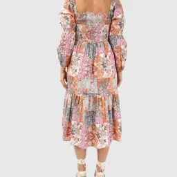 Kachel Allegra Ruffle Midi Dress for rent on The Volte - image 3