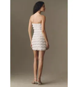 Rachel Gilbert Sadie Mini Dress in Ivory Size 2/AU10 for rent on The Volte - image 3
