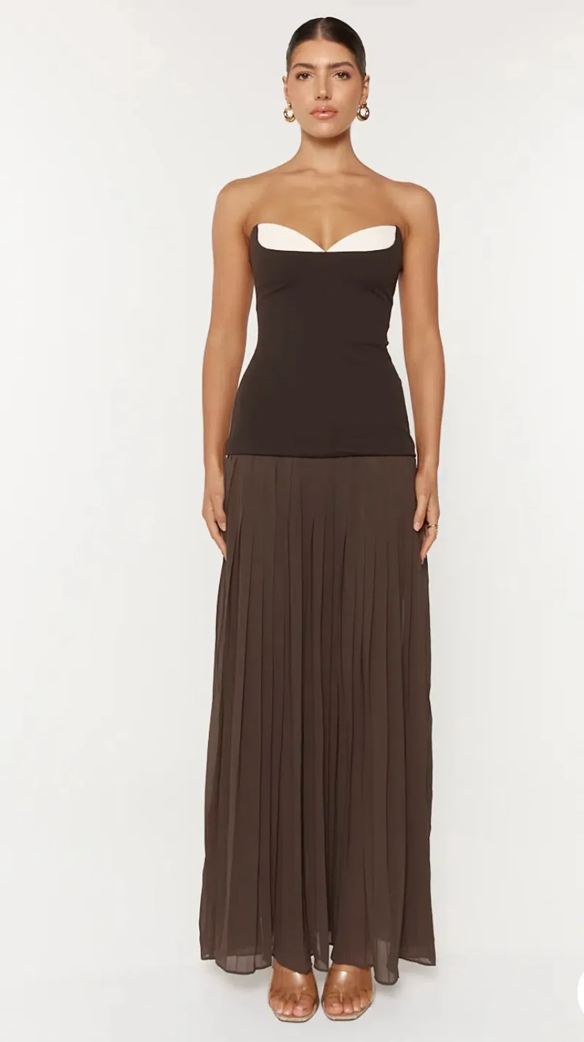 Jefrei Sei/She is Olla Nicolette dress in Espresso Size XS - Image 1