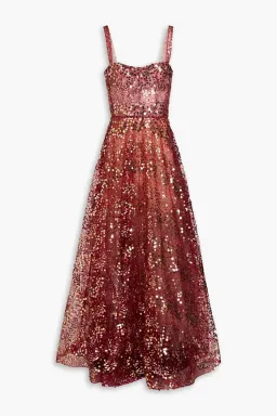 BRONX & BANCO MIDNIGHT GOWN ~ BURGUNDY for rent on The Volte - image 4