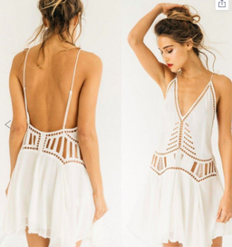 Magali Pascal Ivy Dress White Size 8 for rent on The Volte - image 2