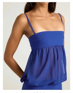 Romeo mini dress in cobalt blue  for rent on The Volte - image 3