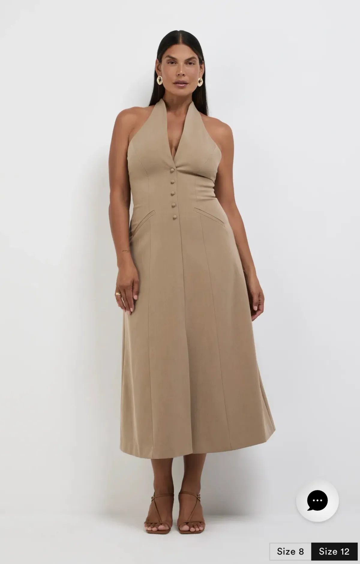 Sheike Xani Dress Midi Size 12 - Image 3