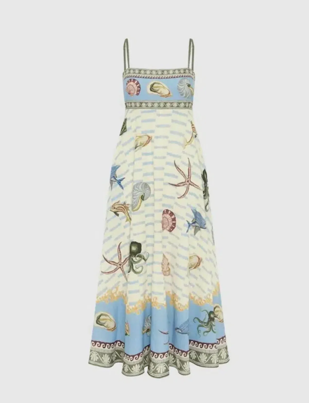 Alemais Bath House Maxi Sundress Multi Print Size AU 10 - Image 4
