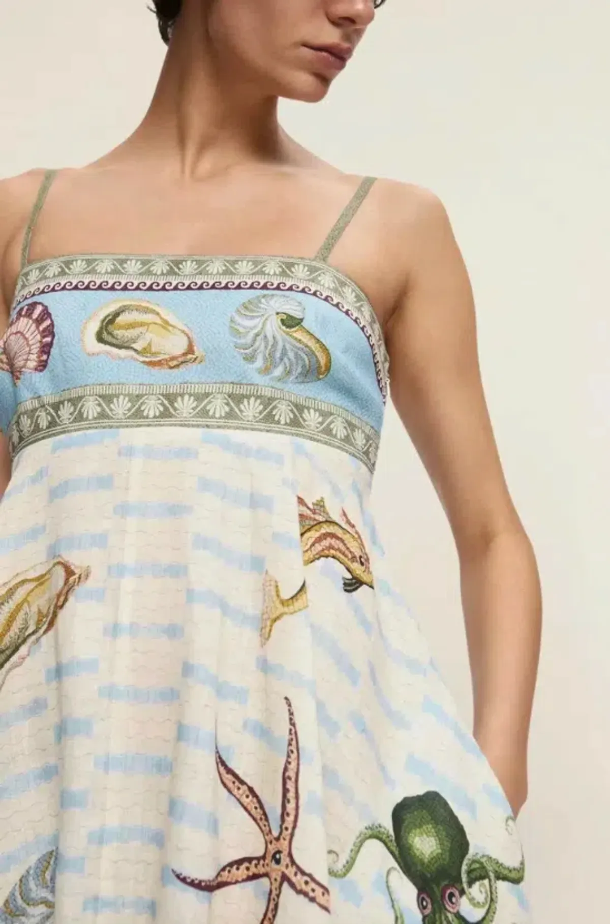 Alemais Bath House Maxi Sundress Multi Print Size AU 10 - Image 3
