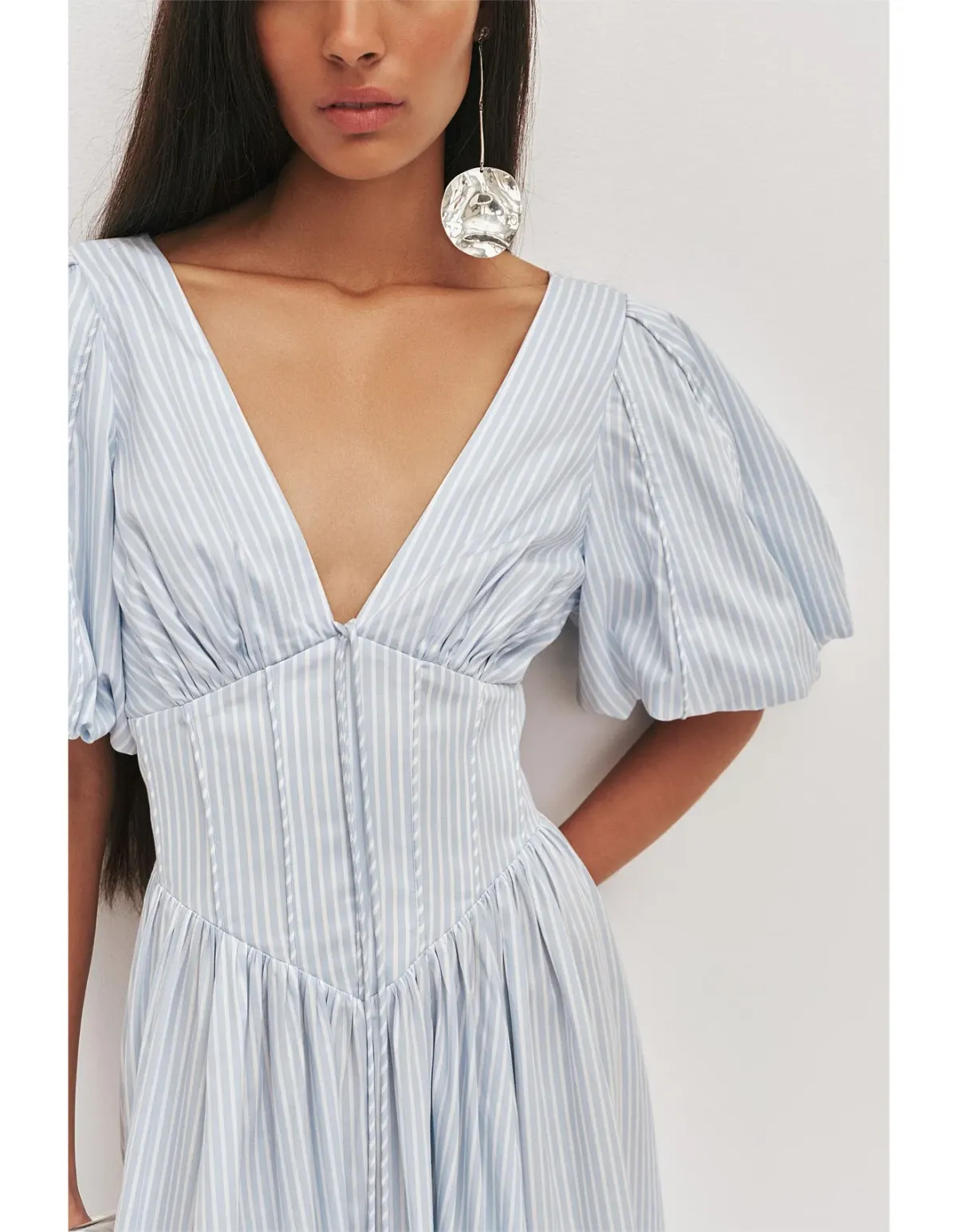 Aje Beau Midi Dress Blue Size 12 - Image 2