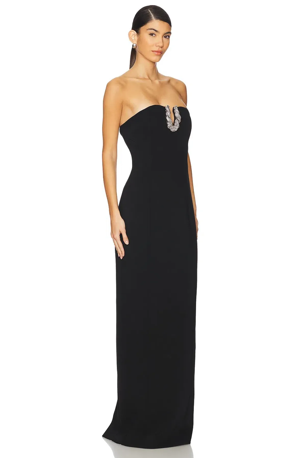 Rachel Gilbert Atticus Maxi Gown in Black Size 3 / AU 12 - Image 2