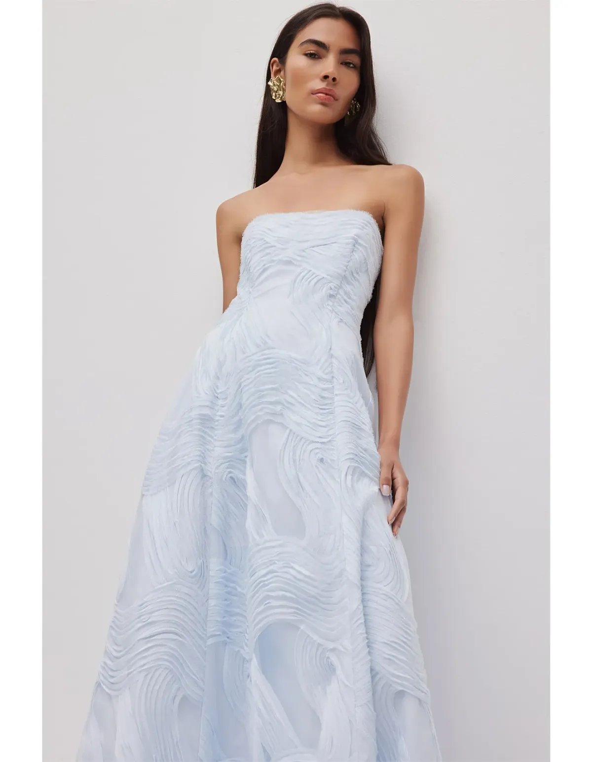 Aje Wave Gown Blue Size 6 - Image 2