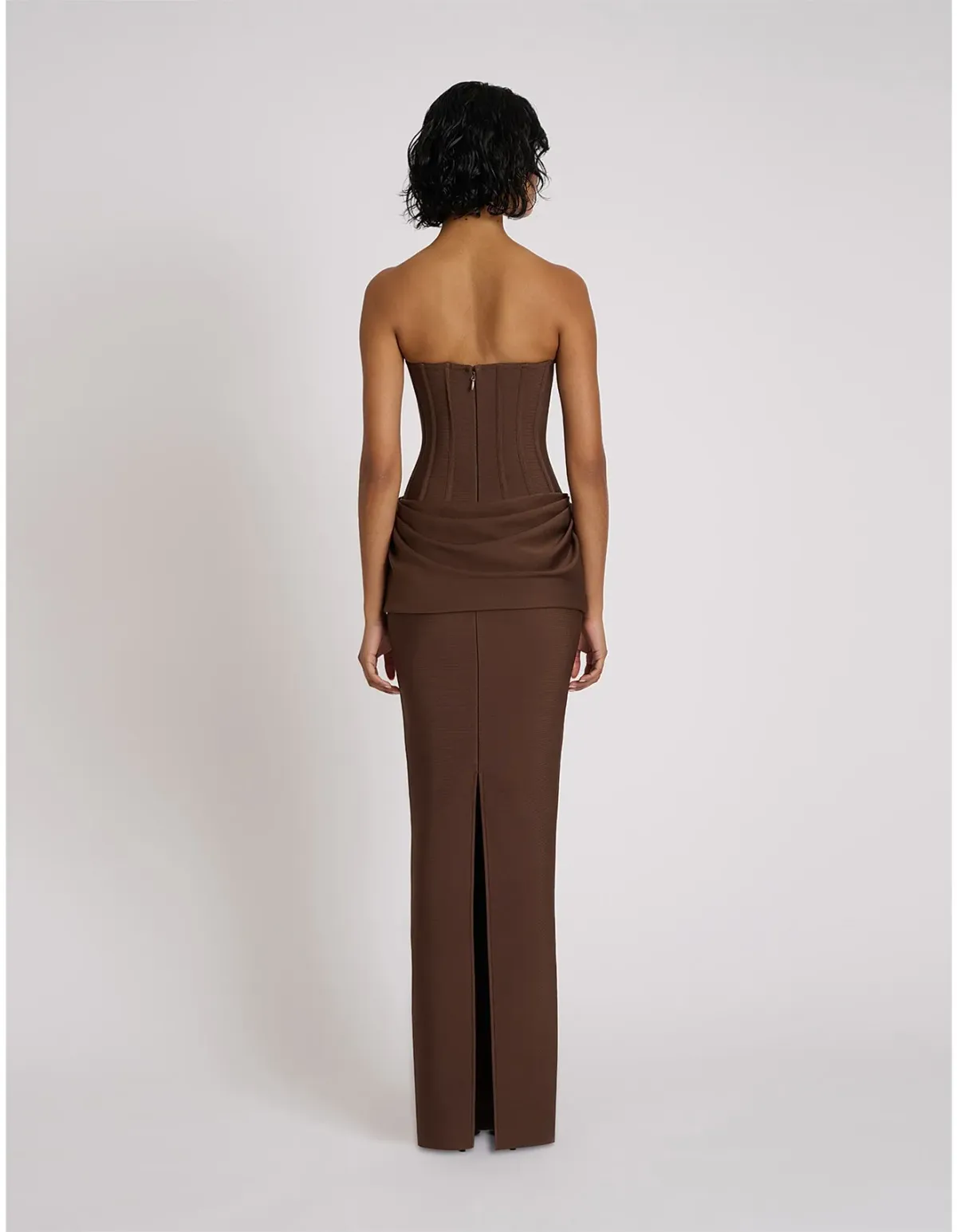 Eliya The Label Hilda Gown Brown Size 10 - Image 5