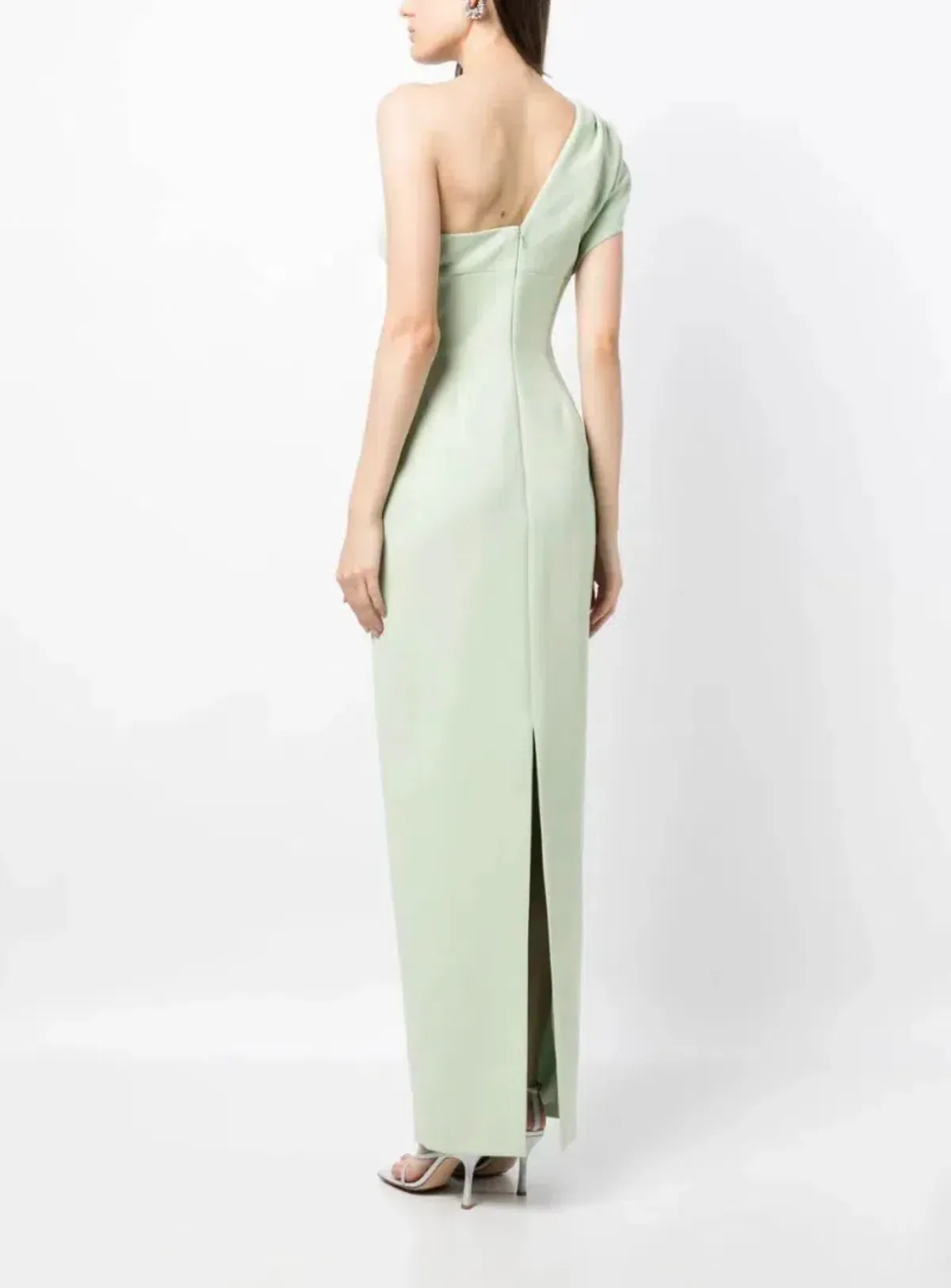 Rachel Gilbert Winnie Gown Seafoam Size 8 - Image 6