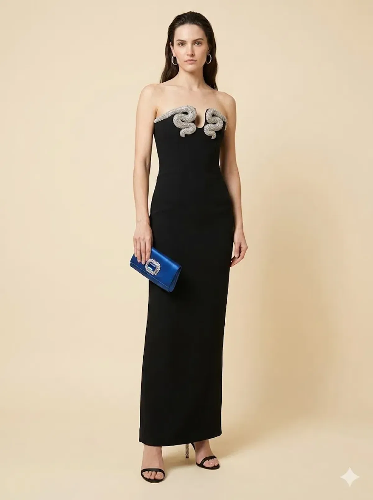 Rachel Gilbert Lukas Gown Black Size 1 / AU 8 - Image 1