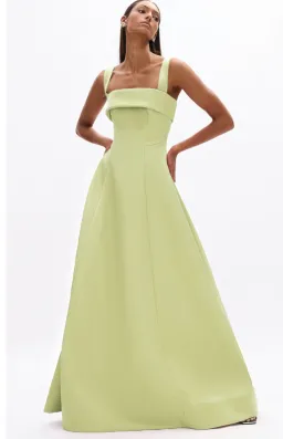 RACHEL GILBERT HALLIE STRAP GOWN IN LIME GREEN SZ 2 / AU 10 | FORMAL AND EVENING DRESS for rent on The Volte - image 1