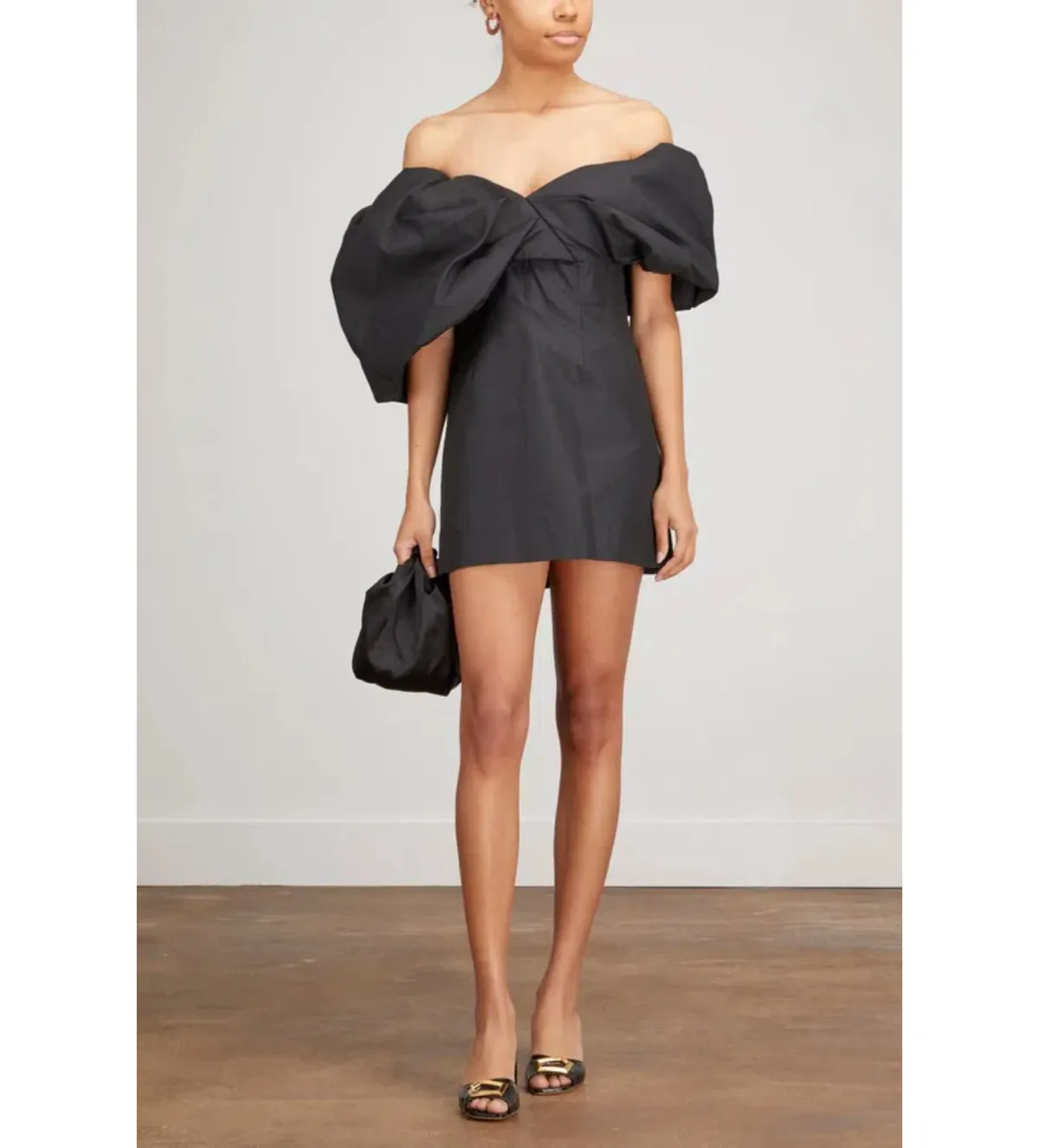 Rachel Gilbert Xavier Mini Dress Black Size 1/AU 8 - Image 1