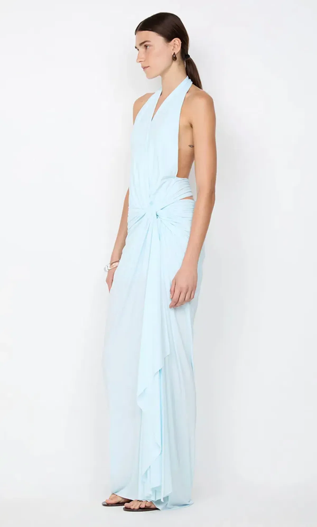 Bec & Bridge, Clementine twist dress, blue, maxi 6 - Image 1