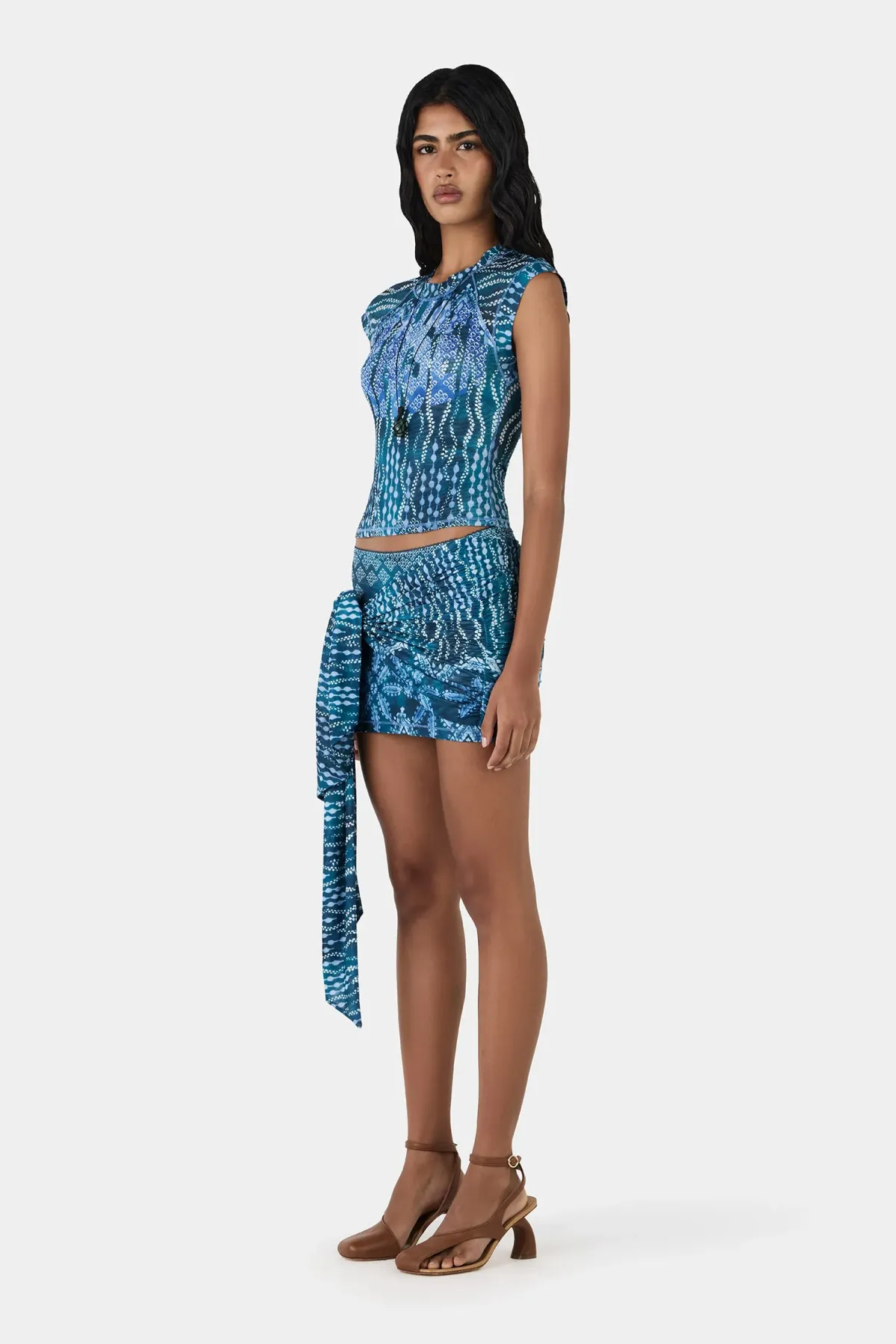 HANSEN + GRETEL Jolie Baby Tee Aqua Drift Blue S - Image 6