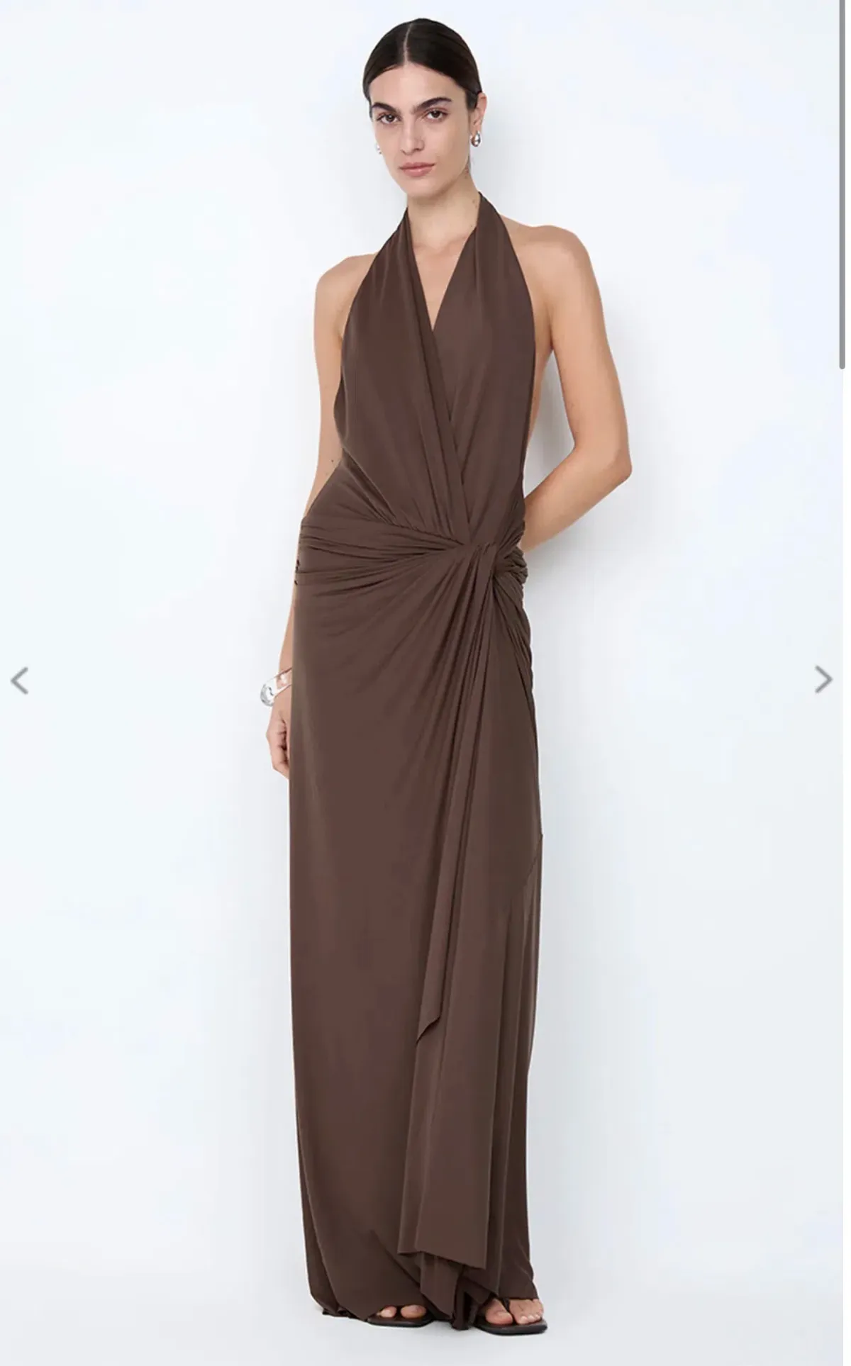 Bec & Bridge, Clementine twist dress, brown, maxi, size 8 - Image 2