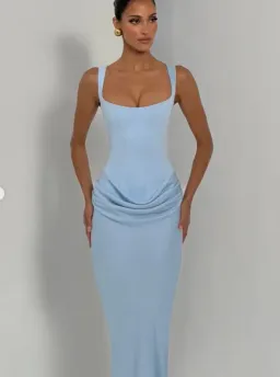 BABYBOO CORNELIA MAXI DRESS - BABY BLUE 6 for rent on The Volte - image 1