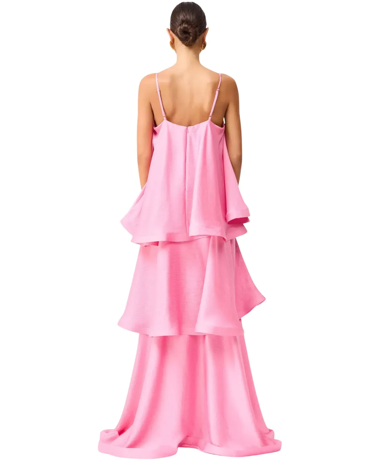 Elliatt Tilly Tiered Maxi Dress Pink Size M - Image 2