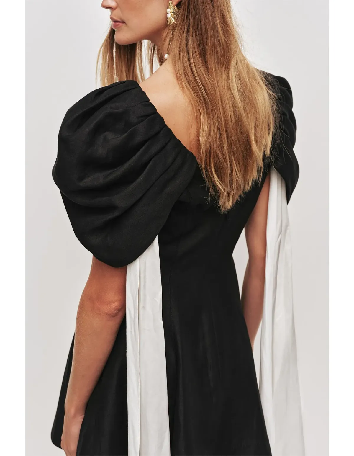 Aje Studio Bisou Mini Dress Black Size 14 - Image 5