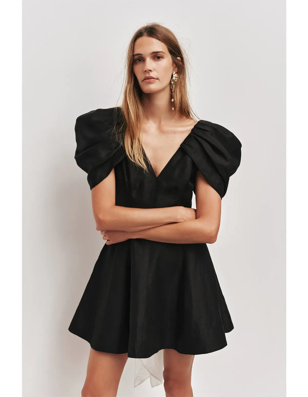 Aje Studio Bisou Mini Dress Black Size 14 - Image 2