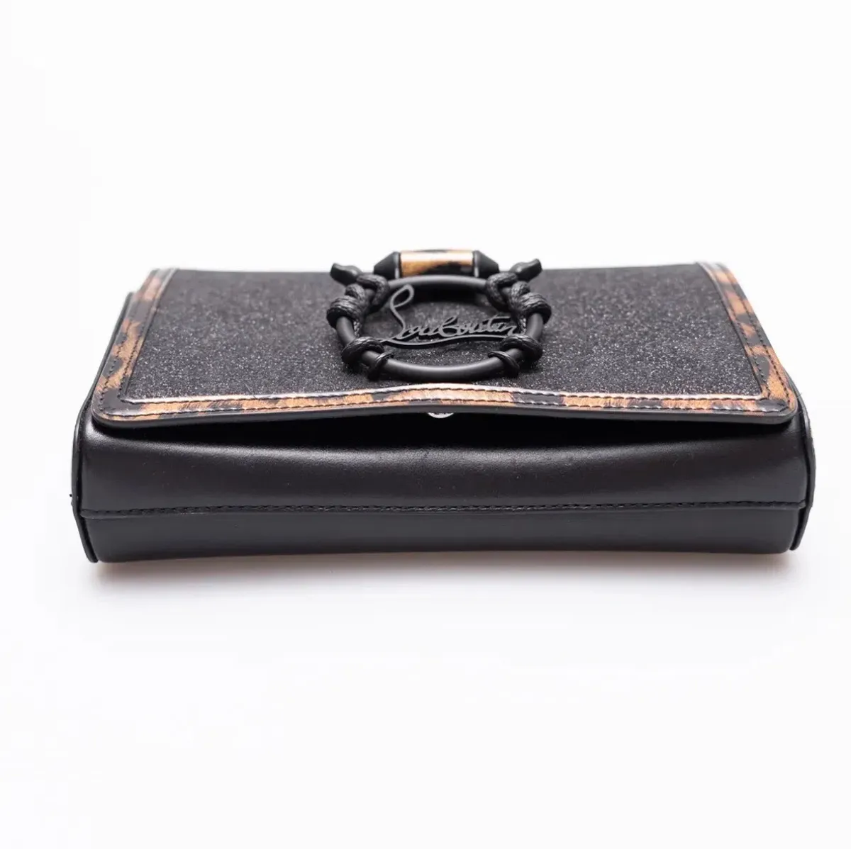 CHRISTIAN LOUBOUTIN LOUBI54 CLUTCH CROSSBODY BAG HANDBAG - Image 8