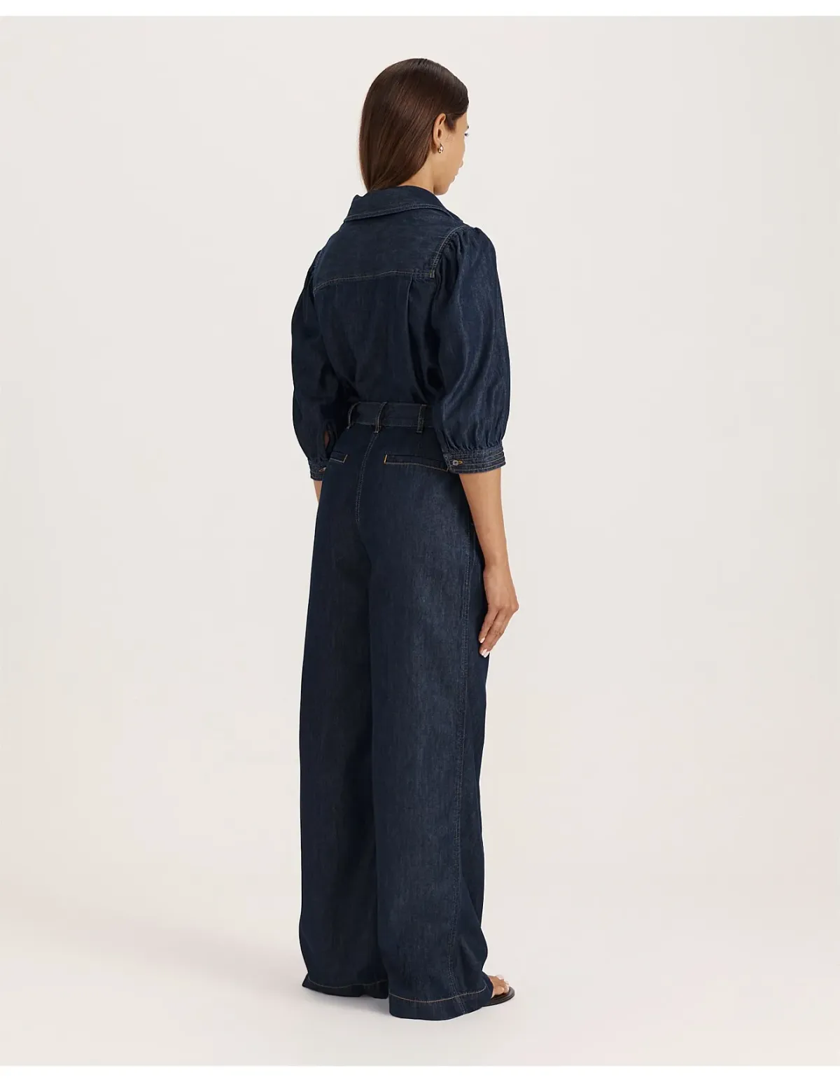 Saba Bridie Wide Leg Trouser Black Size 6 - Image 6