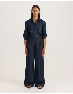 Saba Bridie Wide Leg Trouser Black Size 6 for rent on The Volte - image 3