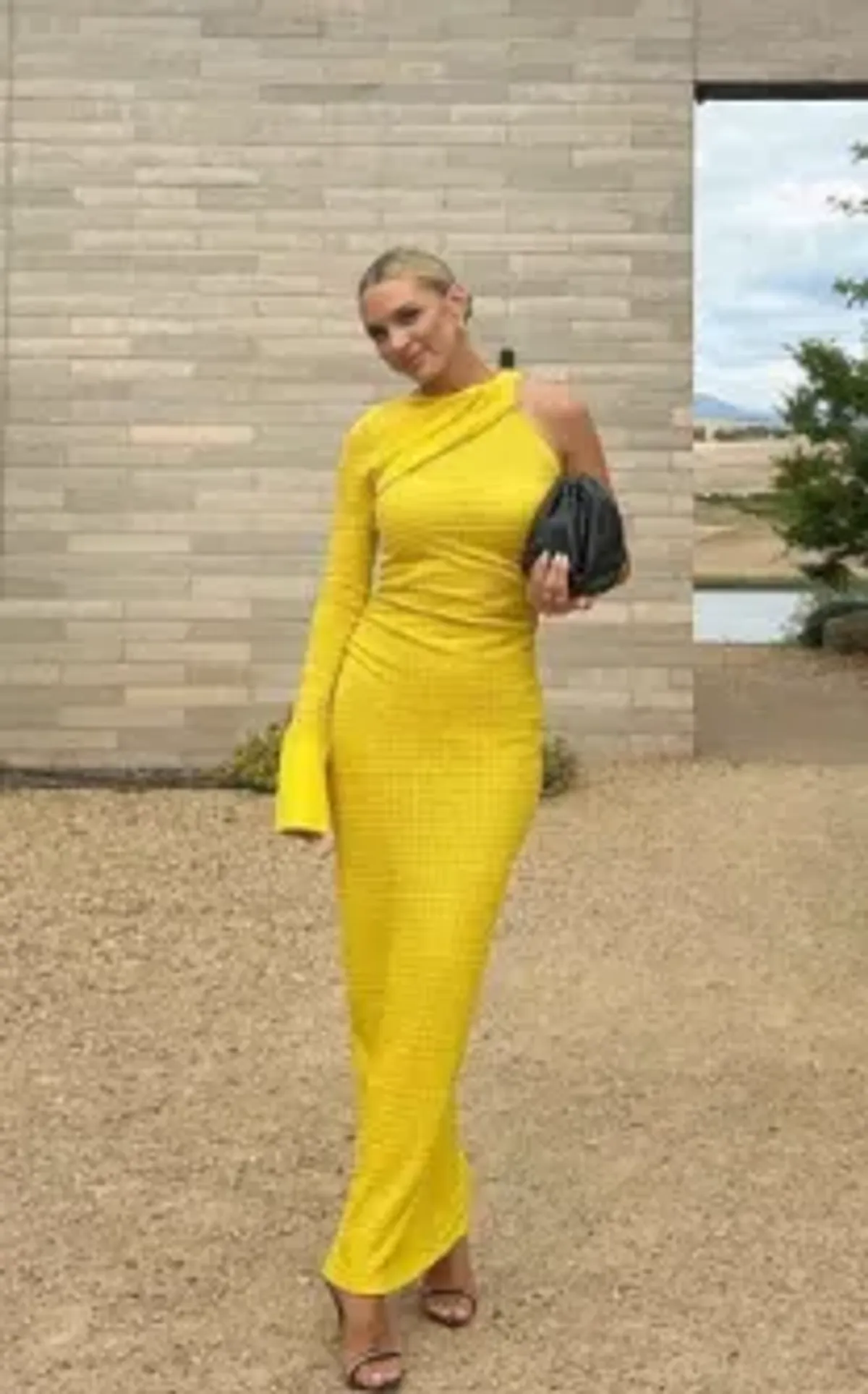 Camilla & Marc Cypress Midi Yellow Size 6 - Image 3