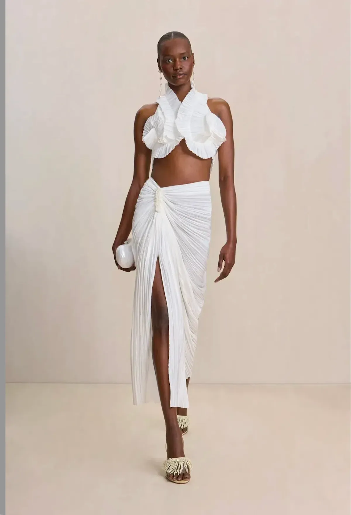 Cult Gaia Adilia Top and Sonoma Skirt Set  White Size 8 - Image 1