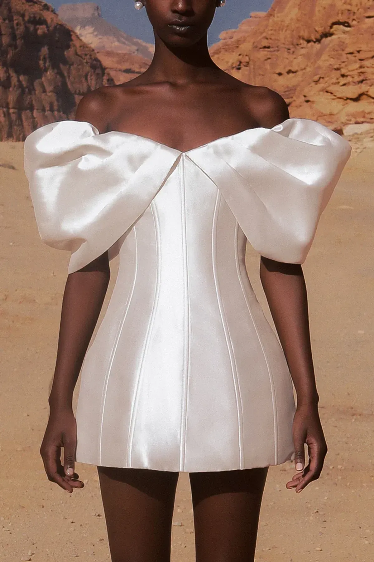 Eliya The Label - Nadal Dress White Size M - Image 1