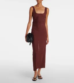 SIR the label Gathered Jersey maxi Dress size 0 for rent on The Volte - image 1