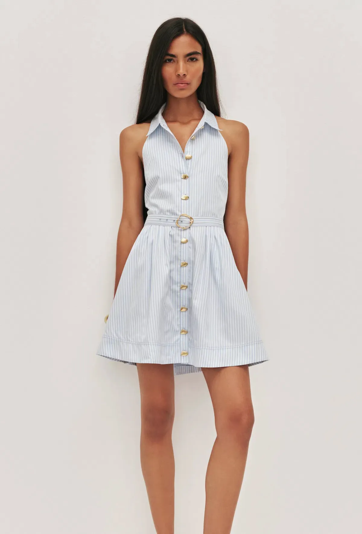AJE HAZE HALTER MINI DRESS Size 12 - Image 3