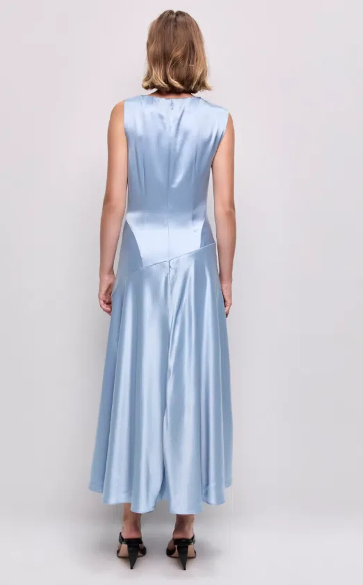 AJE Siren Midi Dress Blue Bell Size 10 - Image 2