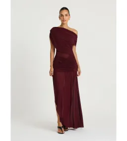 Benni Otto Maxi Dress in Plum Size AU10 for rent on The Volte - image 1