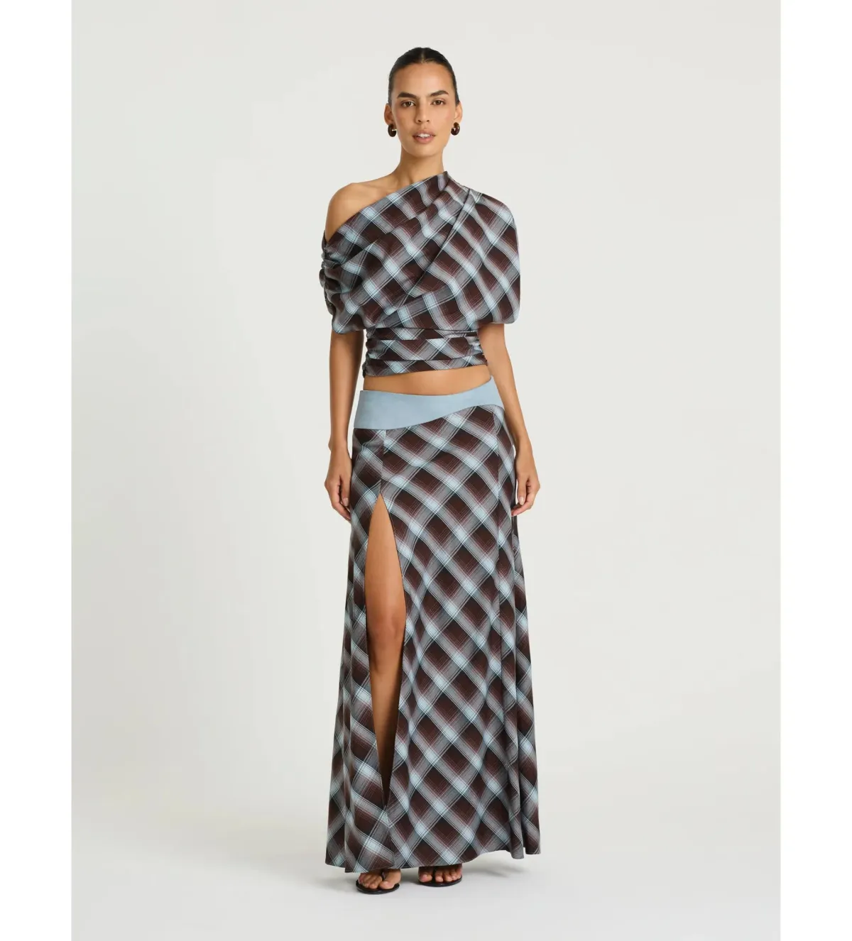 Benni Desi Top and Maxi Skirt Set in Print Size AU8 - Image 1