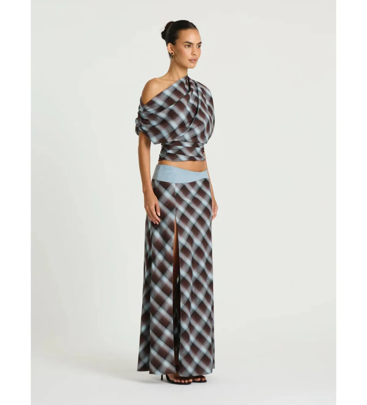 Benni Desi Top and Maxi Skirt Set in Print Size AU8 - Image 2