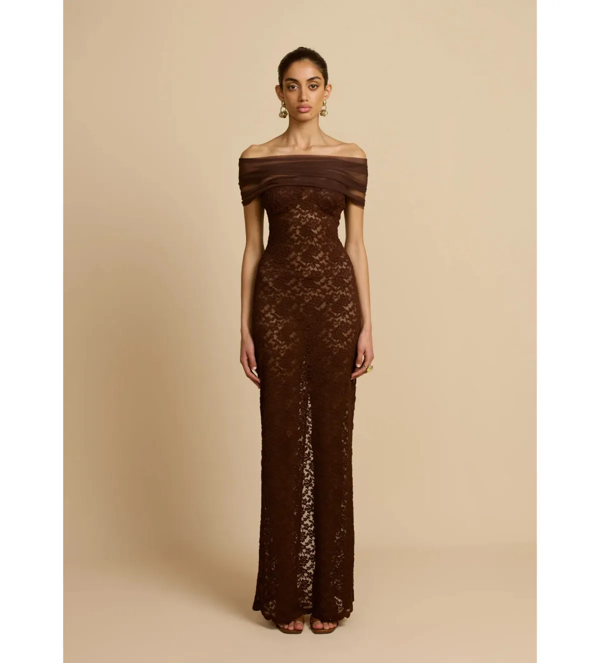 Arcina Ori Milana Dress in Chocolate Size AU12 - Image 1