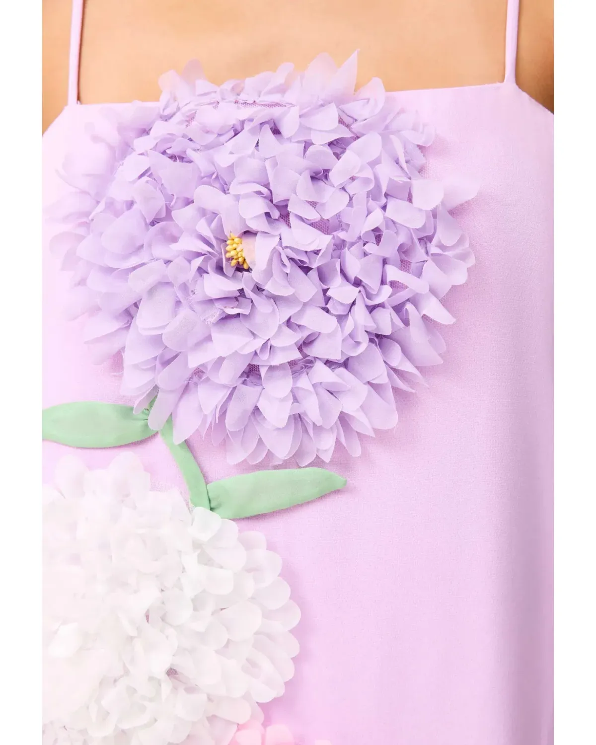 Elliatt Buttercup Embroidered Maxi Dress Purple Size M - Image 4