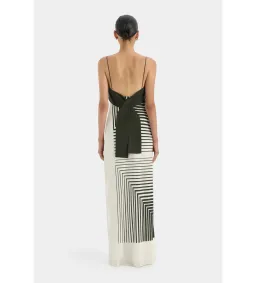 Sir The Label Leilana Slip Dress in Garden Stripe Size AU14 for rent on The Volte - image 3