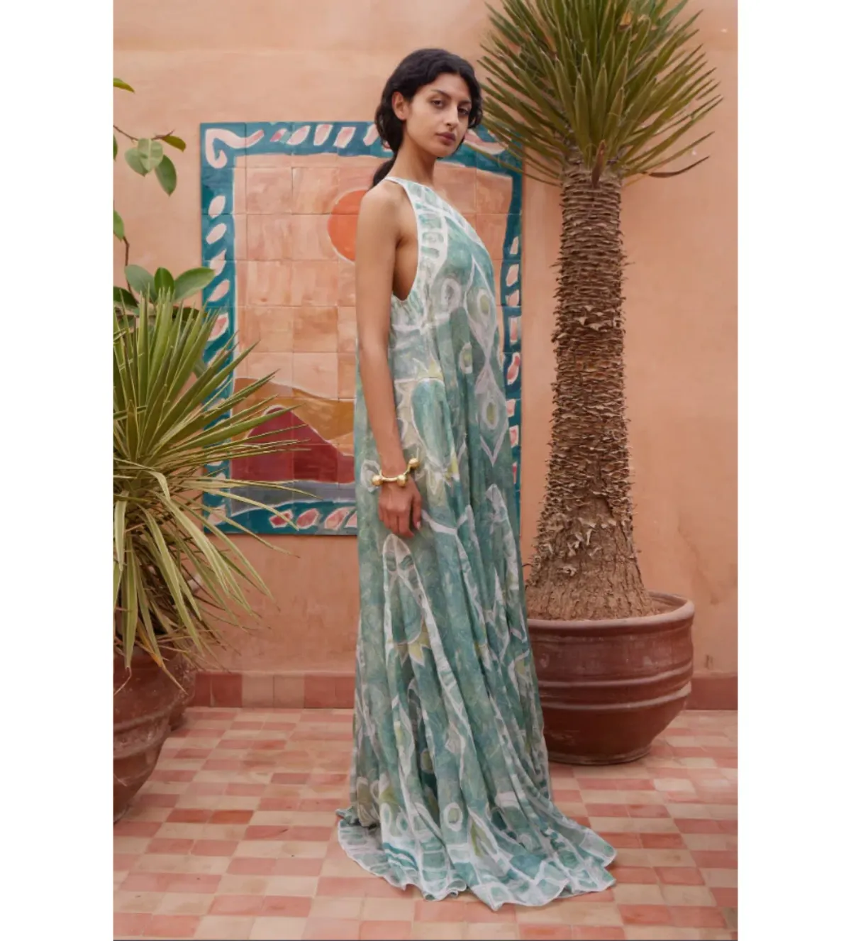 Alemais Samira Gown in Print Size AU12 - Image 2