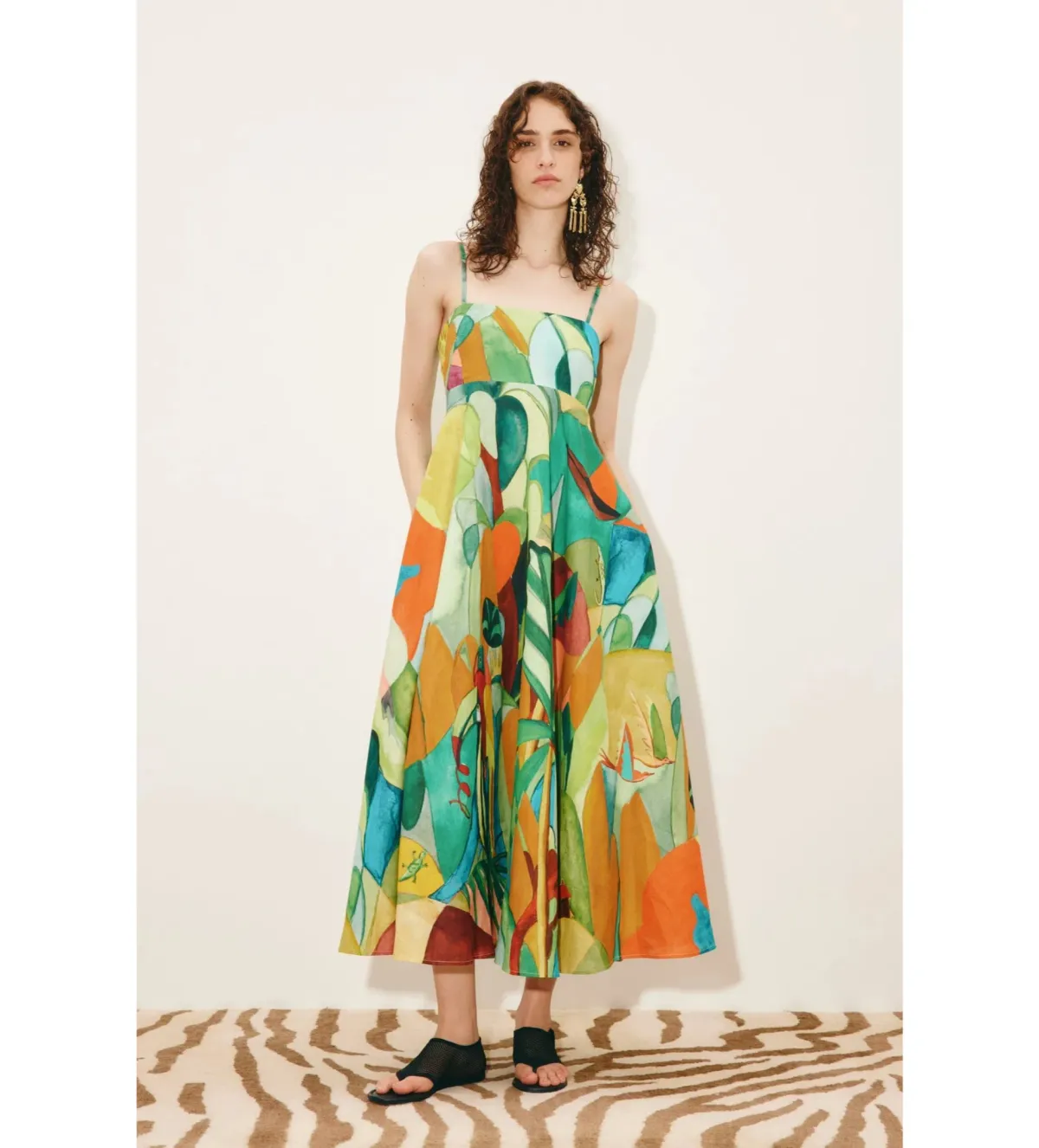 Alemais Mokshini Sundress in Print Size AU8 - Image 1