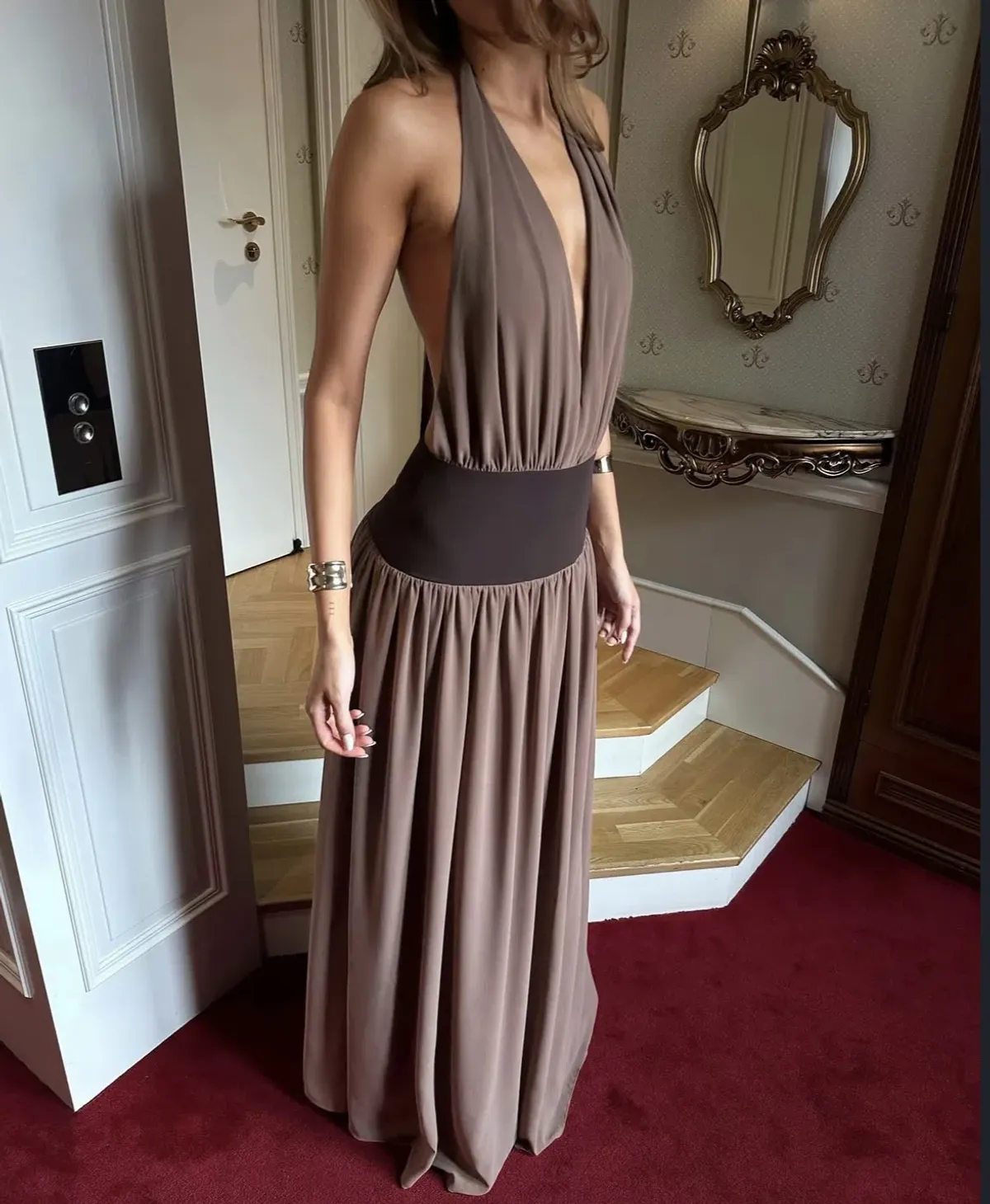 Fenity Ophelia Dress Brown Size Small - Image 2